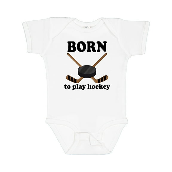 Inktastic Future Hockey Player Born to Play Hockey Boys Baby Bodysuit
