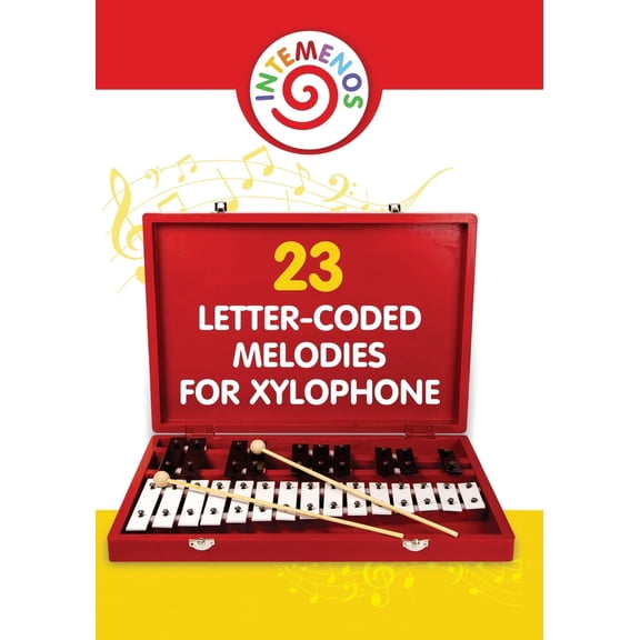 Pre-Owned 23 Letter-Coded Melodies for Xylophone: 23 Letter-Coded Xylophone Sheet Music for Beginner (Paperback) 1983118346 9781983118340