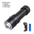 thumbnail image 2 of Af05D Led Flashlight Torch Underwater 50M Diving Lamp 4 File Waterproof L2 Dive Light Power By 26650 Battery ,Portable, 2 of 9