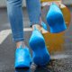 thumbnail image 3 of 1 par de cubiertas para zapatos contra la lluvia impermeables reutilizables, botas de lluvia de silicona para exteriores, accesorios para zapatos para caminar, cubierta reutilizable para zapatos, 3 of 4