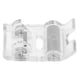 thumbnail image 2 of 10pcs Roller Presser Foot Plastic Light Texture Leather Roller Presser Foot for Most Household Sewing Machines, 2 of 3