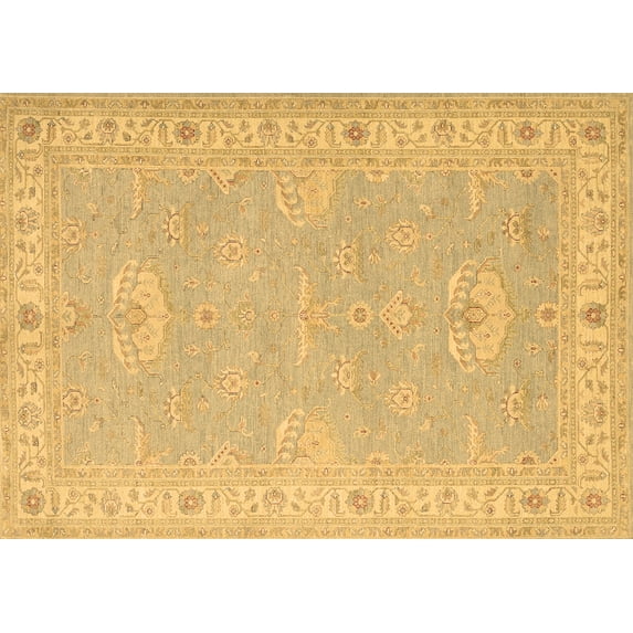 Ahgly Company Indoor Rectangle Oriental Brown Traditional Area Rugs, 4' x 6'