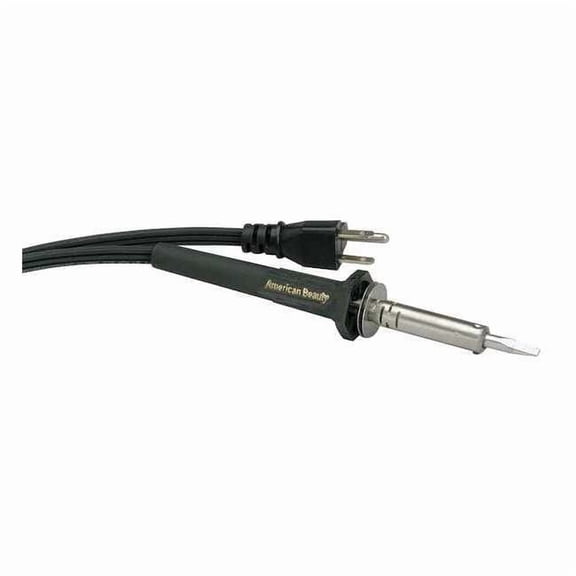 American Beauty Tools Soldering Iron,7.75in L,Black/Silver 3112-50