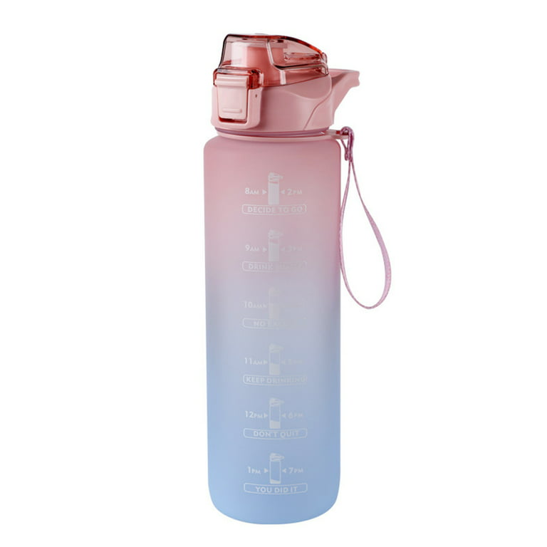 Wholesale 32OZ Large Capacity Outdoor Color Gradient Water Bottle Handle  With Time Scale Straw Plastic Water Bottle - Buy Wholesale 32OZ Large  Capacity Outdoor Color Gradient Water Bottle Handle With Time Scale