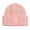 Blush Pink, variant on C.C Unisex Winter Thick Knit Plain Cuff Skull Cap Beanie Hat, Light Melange Grey