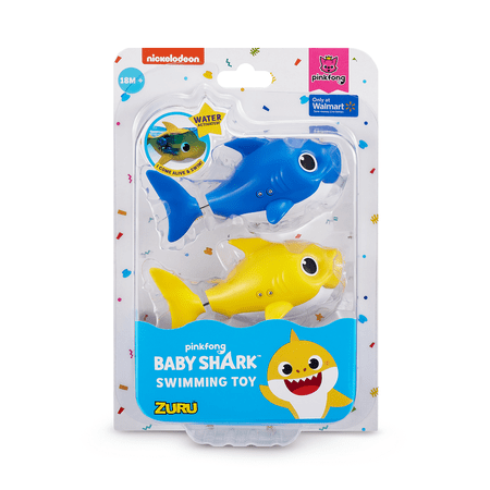 Robo Alive Junior Mini Baby Shark Series 1 (Yellow + Blue 2 Pk)
