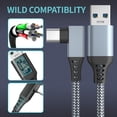 thumbnail image 5 of Cable De Datos 5M Compatible Con Oculus Quest 2 Link Cable Vr Gafas Equipo Todo En Uno Máquina Codo Cable De Datos Para Auriculares Y Pc Para Juegos Noticed EL016081-00, 5 of 5