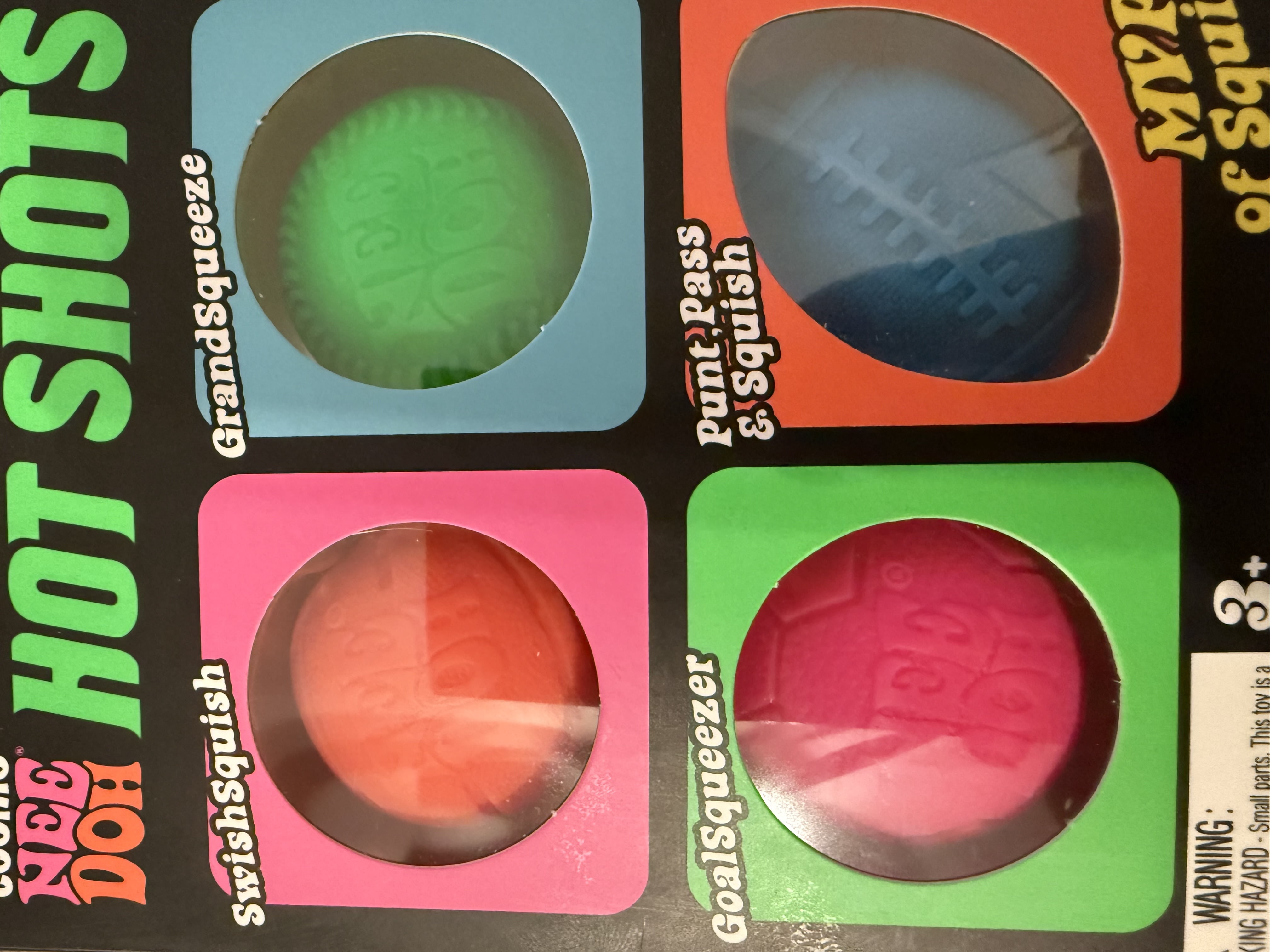 Teenie NeeDoh Hot Shots Sports Balls