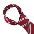thumbnail image 3 of Corbata para hombre Diseño a rayas Poliéster Seda Estilo informal de negocios Longitud 146 cm Ancho 8 cm Corbatas para bodas Reuniones, 3 of 8