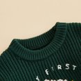 thumbnail image 6 of Cjfdfy Newborn Baby Boy Girl Christmas Sweater Christmas Tree Car Embroidered Long Sleeve Knit Tops Infant Cute My First Christmas Holiday Clothes 0-18M ﻿, 6 of 9