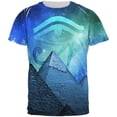 thumbnail image 1 of Eye Of Ra Pyramids Egypt All Over Mens T Shirt Multi 2XL, 1 of 2