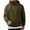 Army Green, variant on LWavelet Mens Half Zip Pullover Hoodie Long Sleeve Casual Hooded Sweatshirt with Kangaroo Pocket Adjustable Drawstring
