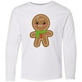 thumbnail image 3 of Inktastic Gingerbread Christmas Long Sleeve Youth T-Shirt, 3 of 5