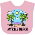 thumbnail image 3 of Inktastic Summer Vacation in Myrtle Beach Boys or Girls Baby Bib, 3 of 4