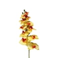 thumbnail image 3 of opvise Decorative Artificial Flower Nice-looking Realistic Fake Phalaenopsis Orchid Plants Mothers Day Decor Yellow, 3 of 8