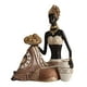 thumbnail image 2 of Estatua africana, ornamento estético, escultura de arte africano, figura de dama tribal para Sentado A, 2 of 9