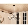 thumbnail image 6 of Kichler 52456 Freesia 8 Light 38" Wide Taper Candle Chandelier - Black, 6 of 11