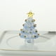 thumbnail image 5 of Mini Christmas Tree Glass Ornaments, Small Glass Christmas Tree, Mini Winter Figurines For Crafts, Holiday Xmas Party Decor, Christmas Glass Tree, Festive Winter Decor, 2-Tier Glass Design, For, 5 of 8