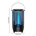 thumbnail image 2 of Luz de camping portátil 2 en 1 y exterminador de mosquitos Lámpara eléctrica para exteriores de 2000 V Batería recargable incorporada de 3600 mAh Luz antimosquitos IPX5 con asa colgante Red protectora, 2 of 8