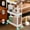 ?? White, variant on Msgweeeg Organizer Cart Cart Organizer Slim Rolling Storage Cart Three Layer Narrow Type Practical Rack with Wheels Shelf for Kitchen Bathroom Laundry Pantry Small Spaces