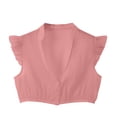 thumbnail image 7 of itvber Oktoberfest Blouse for Womens Dirndl Dress Ruffled Sleeve Front Button Tank Vest Tops for Bavarian, 7 of 7