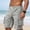 Gray, variant on Cargo Shorts Gym Shorts Running Shorts Basketball Men's Casual Fashion Solid Multi-pocket Elastic Waistr Shorts Sports Pants Shorts Army Green 2X