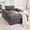Gray, variant on QuzyAor 67" Oversized Corduroy Chaise Lounge Chair, Deep Seat Cloud Sofa with 19" High Backrest & 19.7" Thick Cushion, No Assembly Required, Black