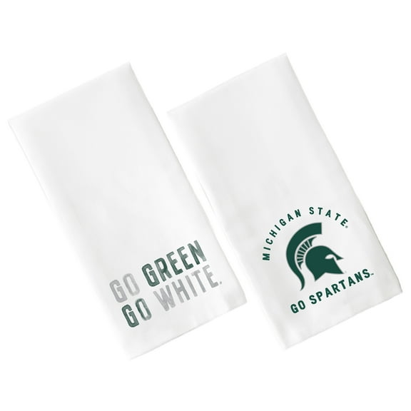 Little Birdie  Michigan State Spartans Two-Pack Tea Towel Set