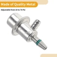 thumbnail image 3 of Regulador de presión de combustible Unique Bargains No.96423299 para Chevrolet Epica 2004-2005 Metal 20-70 Psi Resistente a la corrosión 1 Pc, 3 of 6