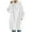 White, variant on Lindreshi Winter Coats for Women 2023 Trendy Women's Hoodie Zipper Long Sleeve Sweatshirts Long Coat Tops with Pockets