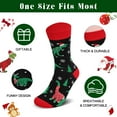 thumbnail image 4 of Funny Christmas Socks for Men Women Teens Boys - Dinosaur Secret Santa Gifts Novelty Fun Crew Funky Cute Crazy Dinosaur Socks Christmas Funny Stocking Stuffers, 4 of 7