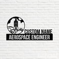 thumbnail image 4 of Handmadetneonsign Aerospace Engineer Metal Nameplate, Engineer Desk Nameplate, Desk Name Plate Decor, 4 of 5