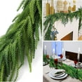 thumbnail image 4 of Artificial Norfolk Pine Garlands, Real Touch Winter Pine Garland, Green Artificial Greenery Garland for Table, Mantle, Wall, Indoor, Outdoor Christmas Decorations, 4 of 6