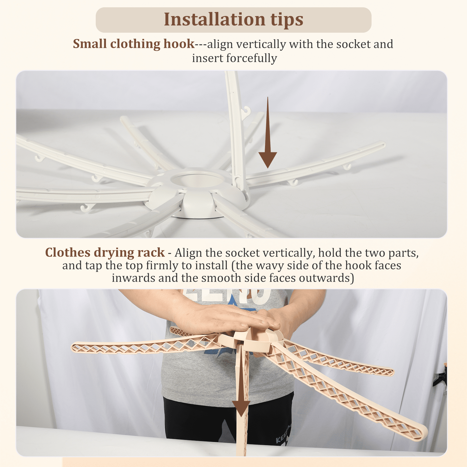 Uten Portable Clothes Dryer Electric Laundry Dryer Machine Foldable Apartments Travel