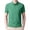 Mint Green, variant on Mems Polo Shirts Short Sleeve Button Down Tee Shirt Loose Fit Green Men's Shirts