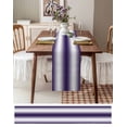 thumbnail image 6 of Ombre Purple Table Runners 72 Inches Long, Cotton Linen Fabric Table Runner Dresser Scarf, Modern Minimalist Geometric Gradient Color Tablerunner for Party/Kitchen/Dinner/Wedding Decor 13''x72'', 6 of 7