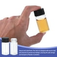thumbnail image 3 of Frascos de vidrio claros de 20 ml, paquete de 8 frascos de muestra con tapa de tornillo, botella de medio reactivo con embudo a prueba de fugas, 3 of 5
