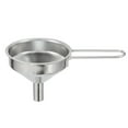 thumbnail image 2 of HaoXun 304 Stainless Steel Kitchen Funnel with Long Heat-Resistant Handle - Food Grade Oil & Liquor Filling Funnel for Bottles, Space-Saving Hangable Design, 2 of 9