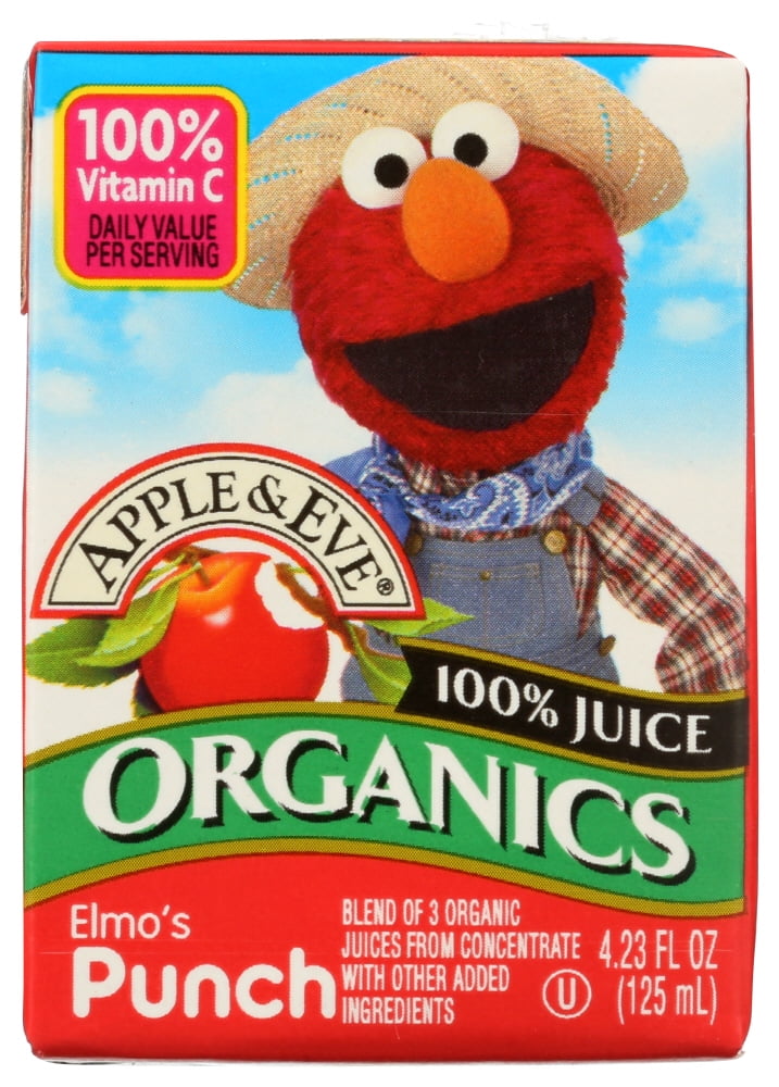 Apple & Eve Organic Juice Elmos Punch, 125 Ml