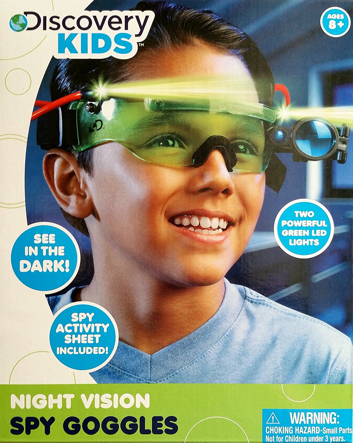 Night Vision Spy Goggles, The LED Toy Night Vision Spy Goggles from Discovery Kids lets your child explore the world... by