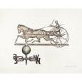 thumbnail image 2 of Ford, Samuel W. 32x26 White Modern Wood Framed Museum Art Print Titled - Weather Vane 1939, 2 of 4