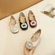 thumbnail image 3 of Zapatos de cuero para niñas, primavera y otoño, zapatos de princesa negros, zapatos individuales de bebé con suela suave para primavera y otoño para niños, 3 of 5