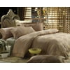 Jacquard Luxury Linens Queen Bedding Duvet Cover Set Dolce Mela DM444Q