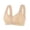 Womens Bras Beige, variant on Womens Everyday Bras, Daisy Lace Bras for Women Front Closure No Underwire Comfort Senior Wireless Snap Closing Bra 36-48