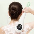 thumbnail image 2 of JIEMUCES Electric Bath Brush with 5 Brush Heads Waterproof Rechargeable Long Handle Design 3-Speed Rotation Shower Massage Brush, 2 of 8