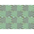 thumbnail image 1 of Ahgly Company Machine Washable Indoor Rectangle Transitional Blue Green Area Rugs, 2' x 3', 1 of 7