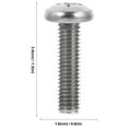 thumbnail image 3 of 20 Pcs Vis à Tête Croisée Encastrées en Acier Inoxydable M8 Vis de Montage TV, 3 of 8