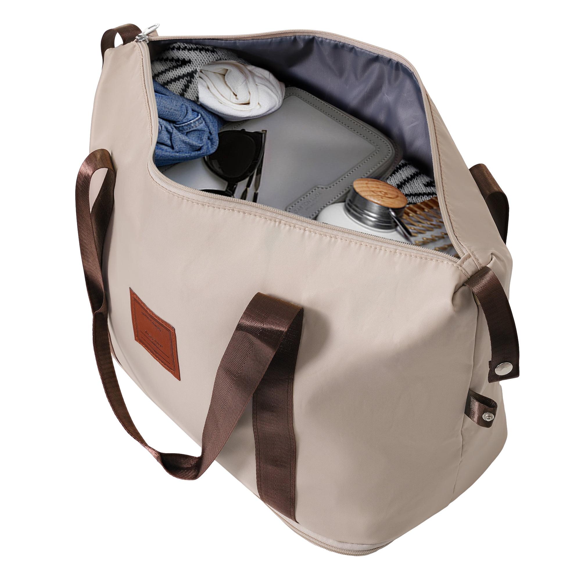 imerelez Luggage Sets 3 Piece Carry on Luggage 22x14x9 Airline Approved, Lightweight Hardshell ABS Suitcases with Wheels, 20 inch, Khaki