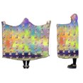 thumbnail image 1 of Paradise Wave Sphynx Cats Hooded Blanket 50"x40", 1 of 3