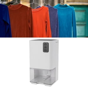 Home Dehumidifier 1.2L Water Tank High Efficiency Air Filtration Auto Shut Off Quiet Dehumidifier for Bedroom Basement RV 40W